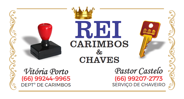 Logo REI CARIMBOS & CHAVES